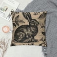 thumbnail image 2 of Qinduosi Decorative Farmhouse Pillow Cover Inches Inches, Rustic Style Vintage Rabbit Throw Pillow Cover , Cover only, 2 of 5