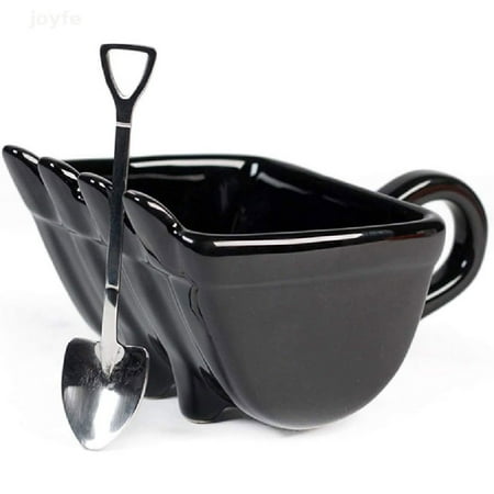 

1pc Excavator Bucket Coffee Mug With Digger Spoon 330ml/11oz Funny Mugs Best Gift Espresso C