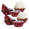 Fun Express Buffalo Plaid Baking Cup Liners (Pack of 2)