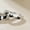 Female, variant on Sterling Silver Puzzle Couple Rings Adjustable Opening Electroplated Matching Promise Bands High Quality Fashion Jewelry Gift for Lovers Women and Men