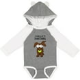 thumbnail image 3 of Inktastic Clearly Up To Something-long haired dachshund Boys or Girls Long Sleeve Baby Bodysuit, 3 of 5