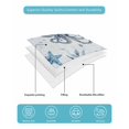 thumbnail image 5 of Quilts Twin-XL Size Bedding Set, Blue Coastal Octopus Lightweight Quilted Comforter, Summer Ocean Sea Coral Shells Texture Soft Bedspread Coverlet with Pillow Covers for All Season, 68" x 98", 5 of 7