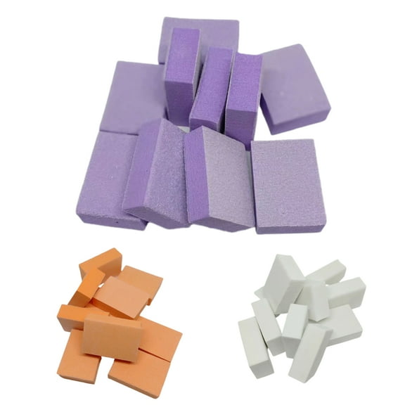 SPRING PARK 50Pcs Mini Nail Buffer Sponge Sanding Manicure Pedicure Mini Block Kit Professional
