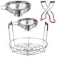 thumbnail image 1 of 4 Pieces Canning Kit, 1PC Canning Rack+ 1PC Canning Jar Lifter Tong, 1 of 5