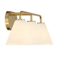 thumbnail image 5 of Warm Brass Three Light Bathroom Vanity from the Blair Collection, 5 of 6