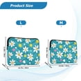 thumbnail image 4 of FORMRS 13-13.3 inch Laptop Sleeve Case Soft Carrying Quilted Computer Bag Cover, Small Daisy, 4 of 7