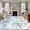 Green, variant on Rectangle Area Rugs 2 x 3 Ft, Cartoon Cats Non-Slip Residential Carpet, Cute Cats Sleeping Dreams Clouds Watercolor Indoor Crawling Mats Runner Rugs for Living Room/Dining Room/Bedroom