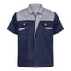 thumbnail image 3 of Uniforme de trabajador de fábrica para hombre, chaqueta de trabajo con cremallera de manga corta, camisa industrial, traje de mecánico con bolsillo, chaqueta, abrigos, blusas, 3 of 5