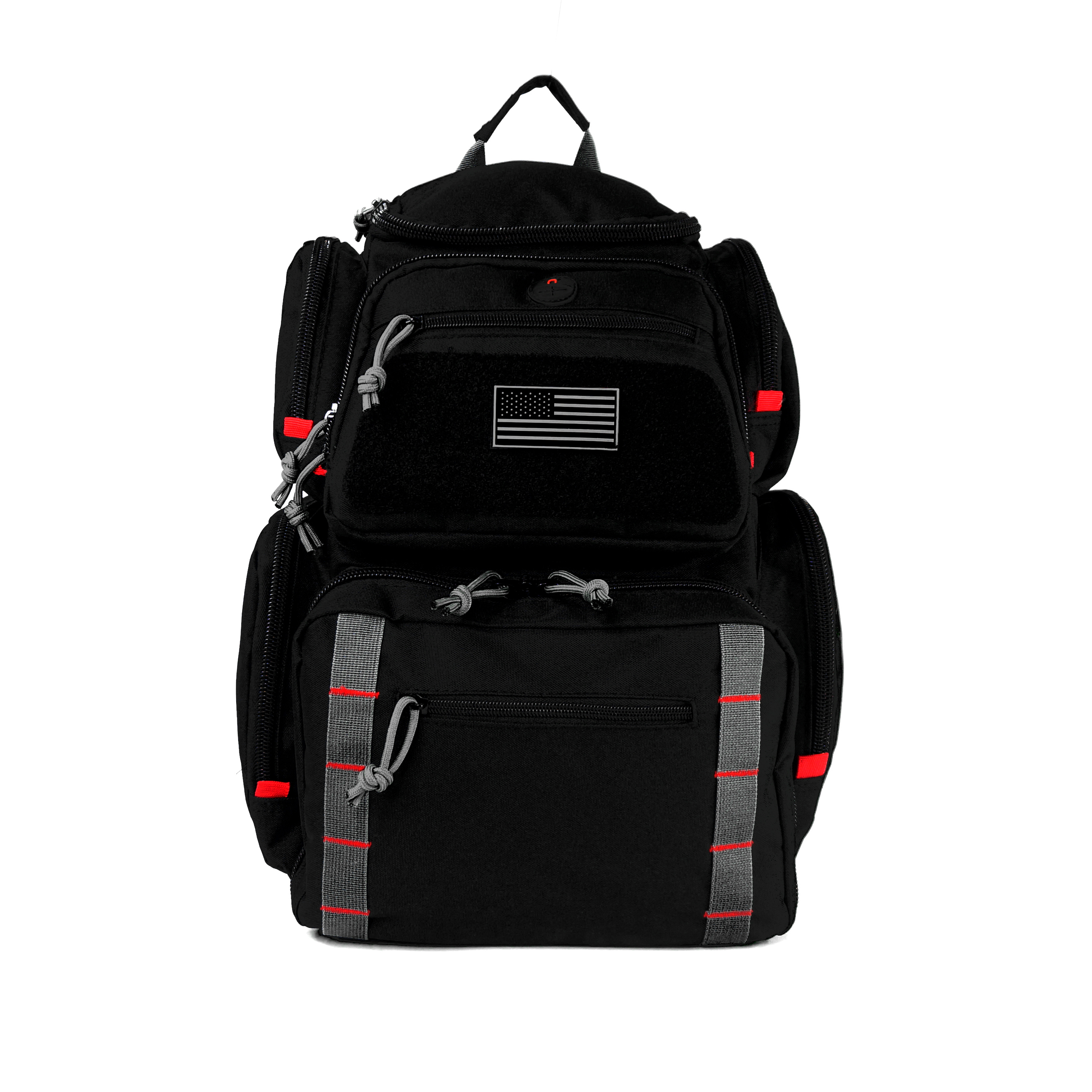 K-Cliffs Heavy Duty Lockable Patriot Backpack in Black