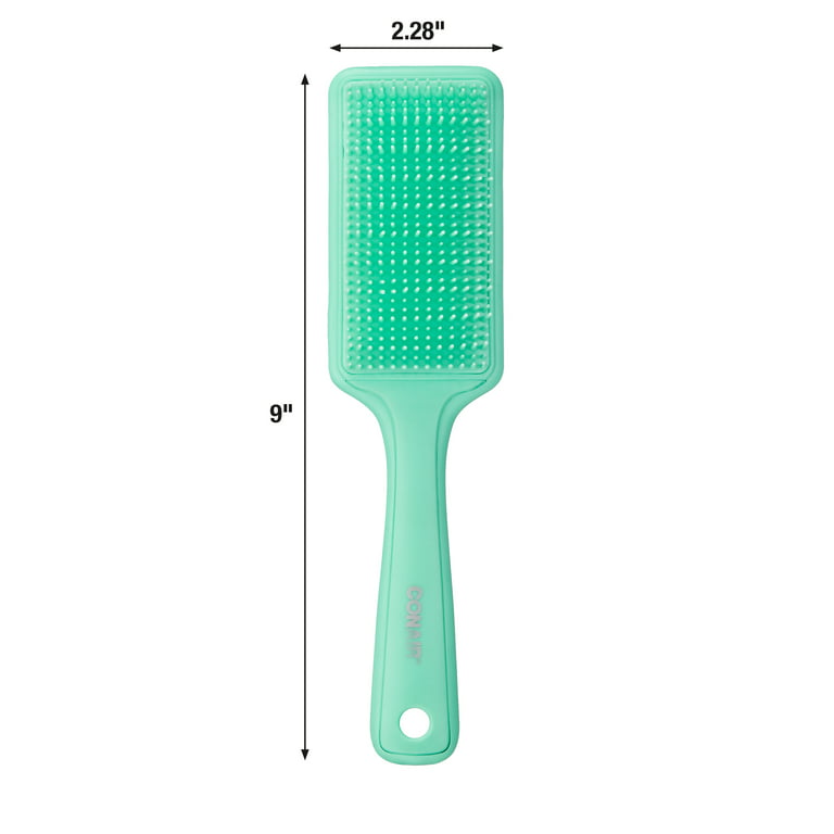 Magic Hair Brush Sport Green | Professional Flexible Vented Hair Brush For  Detangling | Sport Green Detangler Brush And Green Traveling Case Use As A