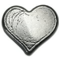 thumbnail image 2 of 1 oz Hand-Poured Silver Heart, 2 of 4