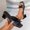 Black, variant on PiGOGI Women's Polka Dot Bow Mules Block Heel Non-Slip Comfortable Open Toe Sandals Summer White 9.5