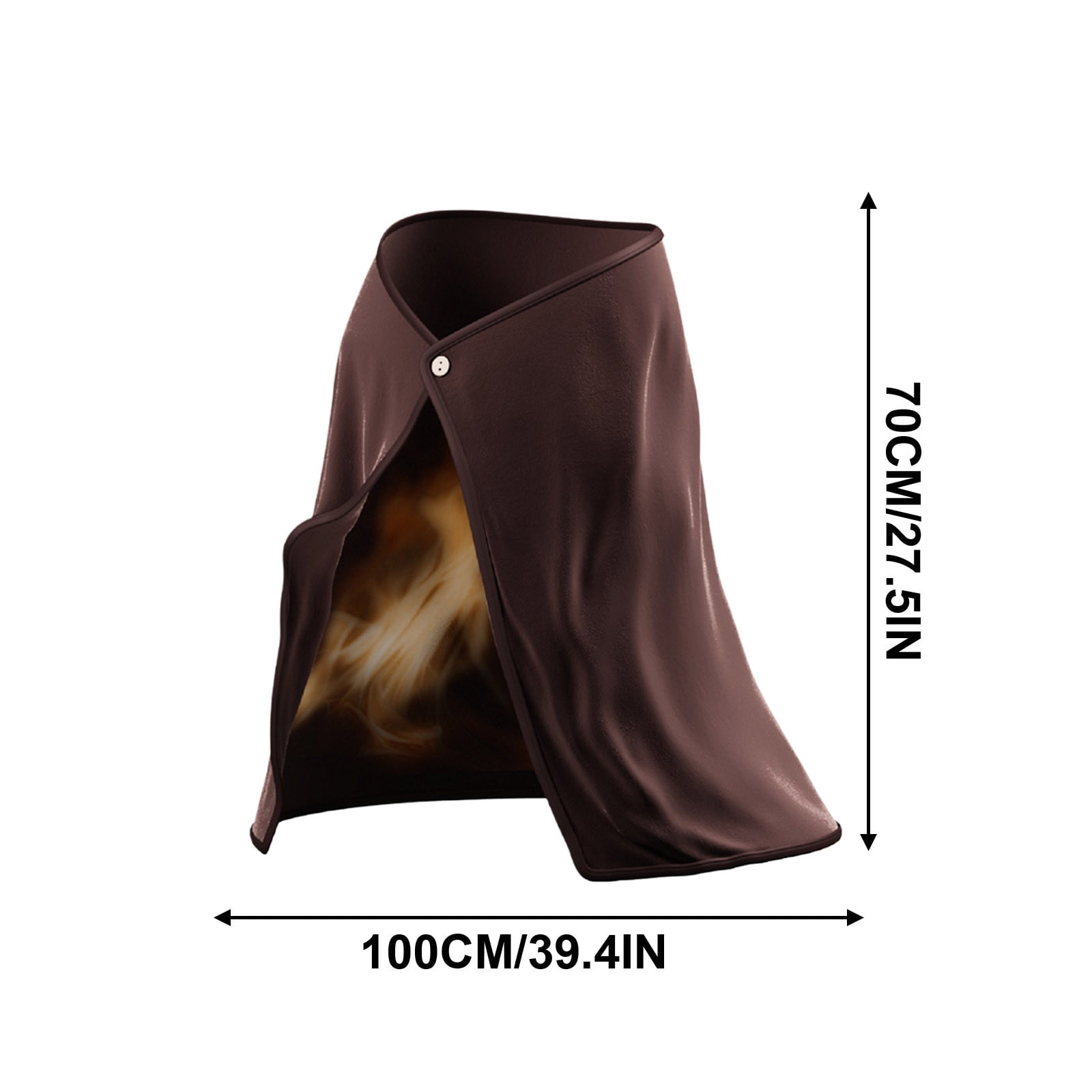 AYktou Portable USB Heated Blanket Shawl,39.4"x27.6"Wearable Heating Blanket Battery Operated Cordless,Electric Heated Shawl Wraps for Women,Outdoor,Office,Camping(without Battery)