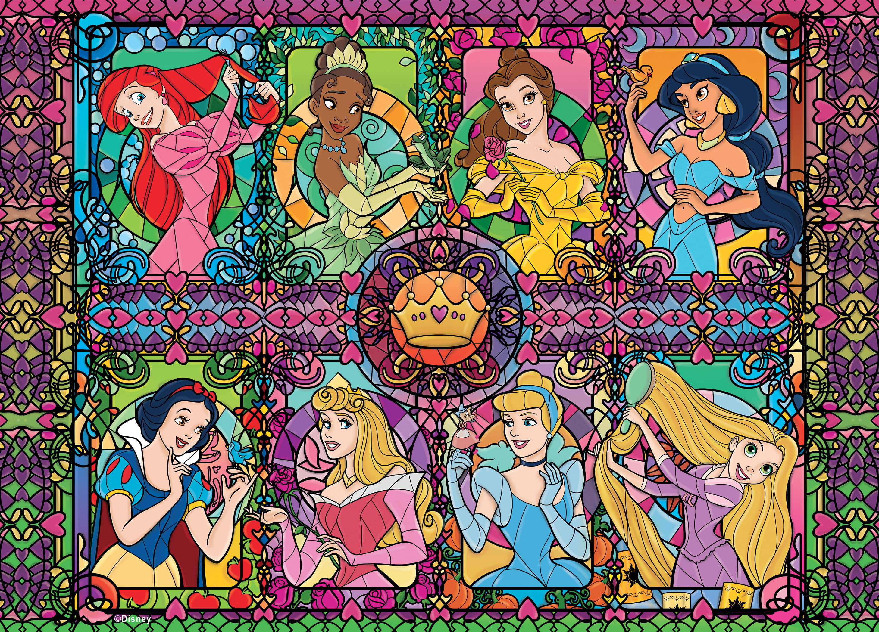 Ceaco Disney Fine Art Snow White Among Friends Puzzle 1000 Piece 