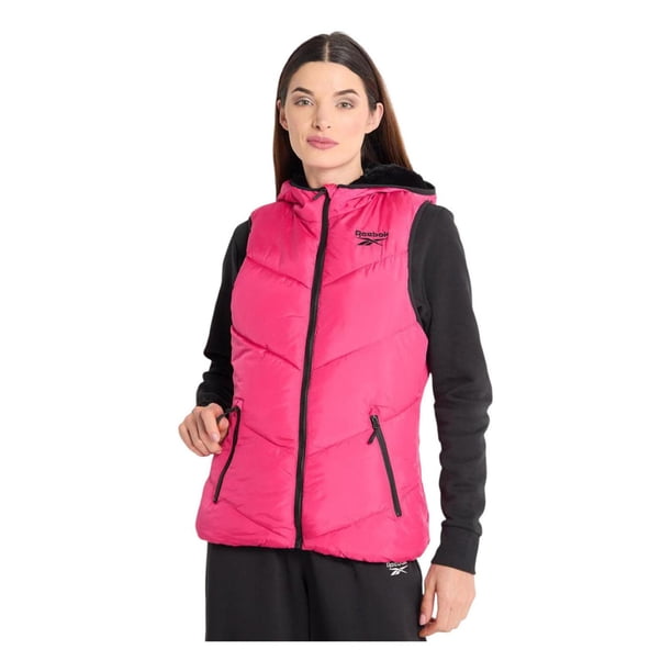 Chaleco Reebok Mujer Nano X4 Vest Rosa Acolchado rosa M