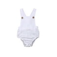 thumbnail image 1 of EYIIYE Baby Cotton Romper Sleeveless Sling Solid Color Jumpsuit, 1 of 6