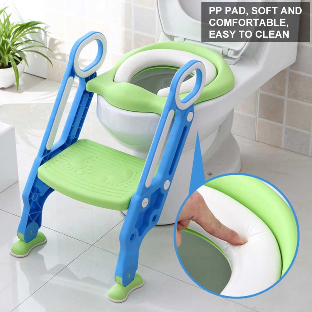LYUMO Baby Toilet Ladder, Portable Baby Toddler Soft Toilet Chair