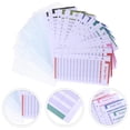 thumbnail image 4 of 24pcs A6 Budget Sheets PVC Clear Binder Pockets 6 Rings Loose Leaf Zipper Envelopes Expense Budget Inserts, 4 of 6