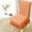 Orange, variant on Cushion for Chair by Fanshiluo,Chair Covers For Dining Room Stretch Chair Slipcovers With Skirt For Kitchen Seat Protectors Wedding Banquet Decor Kids Spandex Fabric Washable