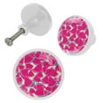 thumbnail image 2 of 4 Pcs Watermelon Knobs for Kitchen Cabinet Cupboard Dresser Bookcase Drawer Pulls Handles Round Home Decor, 2 of 5