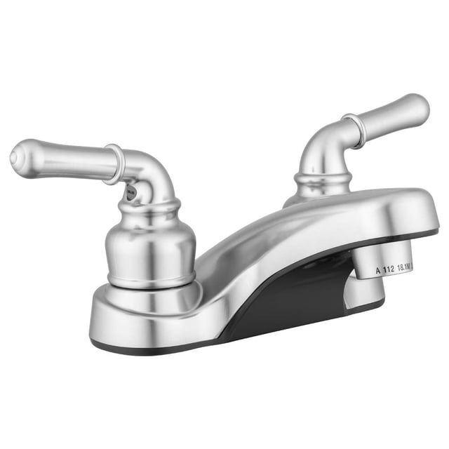 Grifo para lavabo de baño con revestimiento metálico Pacific Bay Lynden