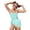 M179 Mint Green, variant on Likimi Kids Girls One Piece Swimsuit Adjustable Straps Solid Color Hollow Out Square Neck Sleeveless Comfortable Casual Swimwear For Swim Beach Army Green Size 9-10 Years
