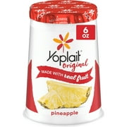 Yoplait Original Pineapple Low Fat Yogurt, 6 oz Yogurt Cup