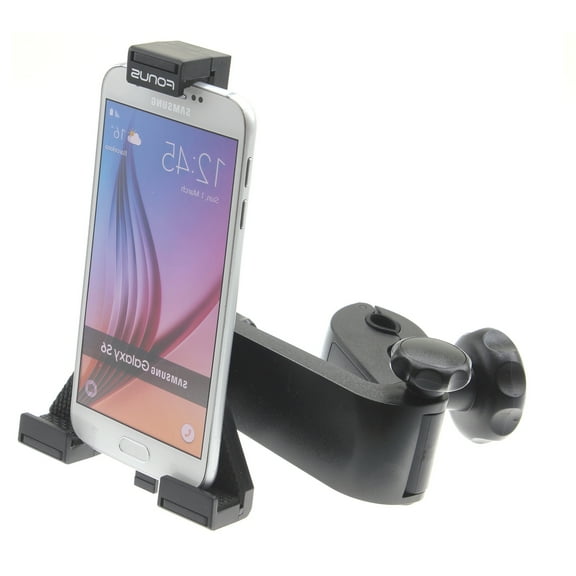 Headrest Car Mount for Motorola Razr (2023), Edge (2023) - Holder Back Seat Cradle Swivel Dock