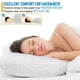 thumbnail image 4 of KEYOOHOME Almohadas de espuma viscoelástica trituradas para dormir, tamaño King, juego de 2 unidades, refrigeración ajustable, buena para dormir de lado y boca arriba con funda extraíble lavable, 4 of 9