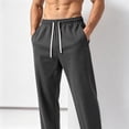 thumbnail image 7 of Gamivast Sweatpants for Men-Straight Leg Athletic Joggers Elastic Waist Drawstring Track Pants with Pockets, 7 of 7