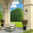 thumbnail image 5 of Livex Lighting - Mansfield - 4 Light Outdoor Wall Lantern in Coastal Style - 15, 5 of 9