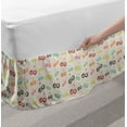 thumbnail image 2 of Cherry Bed Skirt, Colorful Digital Fruits Fresh Organic Harvest Season Elements, Elastic Bedskirt Dust Ruffle Wrap Around for Bedding Decor, 4 Sizes, Pale Eggshell Multicolor, by Ambesonne, 2 of 2