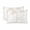Ivory, Bone, Pearl, Fog, variant on Black Halloween Satin Pillowcases Standard Size Set of 2 Cooling White Ghost Spooky Silk Pillow Cases for Hair and Skin Smooth Soft Zippered Throw Pillow Covers for Women Men 20"x26"