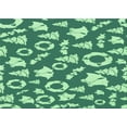 thumbnail image 1 of Ahgly Company Machine Washable Indoor Rectangle Transitional Algae Green Area Rugs, 8' x 12', 1 of 7