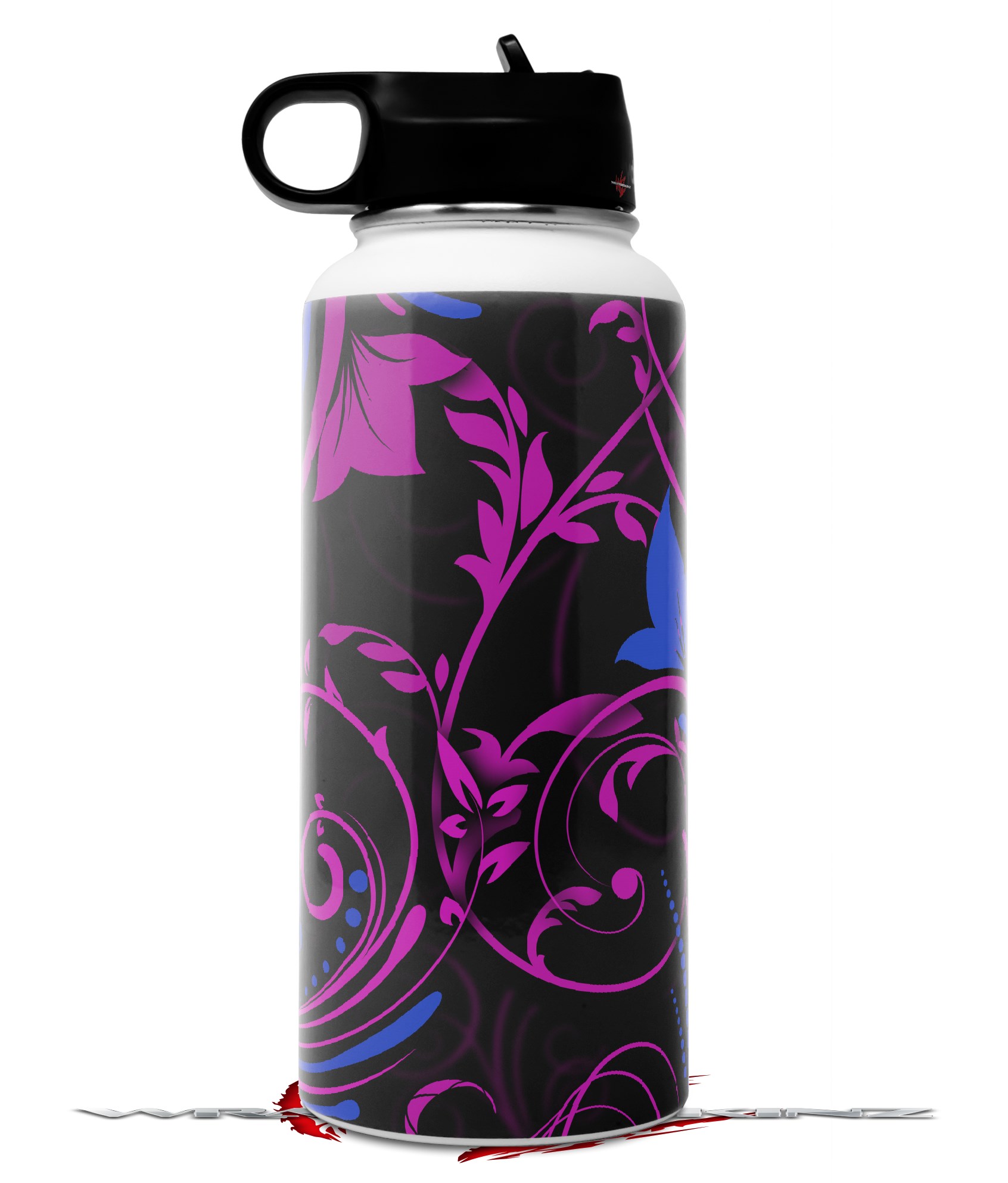 pink and blue hydro flask