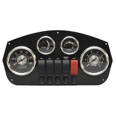 Lowe Boat Dash Gauge Panel 2335042 | VeeThree Mercury Black