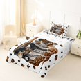 thumbnail image 5 of Homewish Cheetah High Perfume Bow Twin Sheets,Fashion Perfume Bedding,Brown,3-Piece,1 Fitted Sheet and 1 Pillowcase, 5 of 6