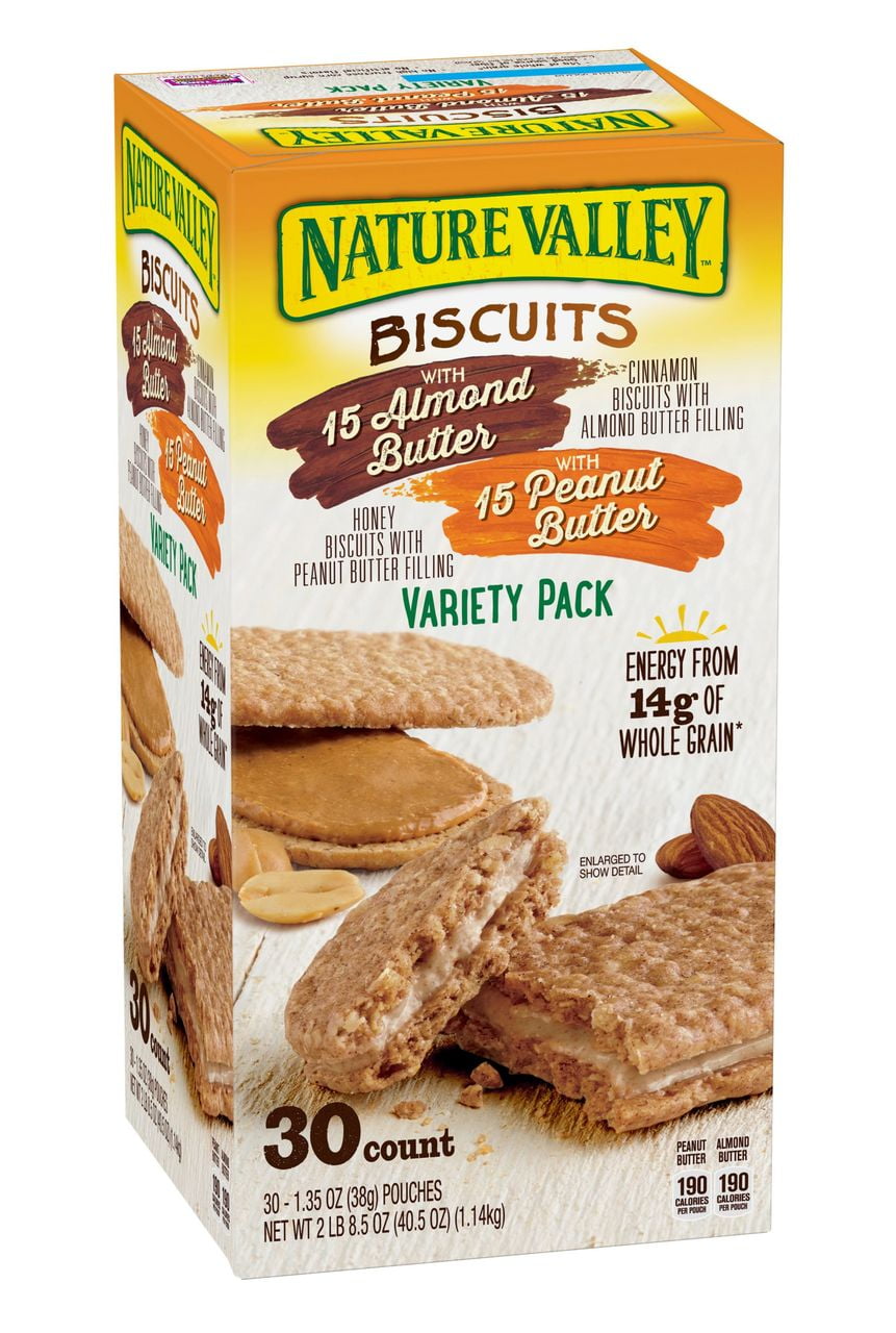 Product of Nature Valley Almond & Peanut Butter Biscuits Variety Pack
