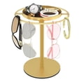 thumbnail image 1 of 360-Degree Rotating Glasses Stand Organizer Sun Glasses Holder High Stability Multipurpose Spinning Sunglasses Display Rack, 1 of 5