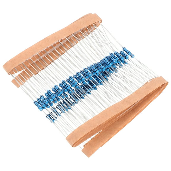 HOMEMAXS 100pcs Metal Film Resistors For Electronic Kits And Turn Signal Repairs High Precision Fixed Resistor Assortment For Experiment 100 Ohm 1/4 Watt