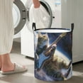 thumbnail image 5 of Cat Guitar Space Laundry Hamper Medium Storage Basket/Toy Organizer/Dirty Clothes Bucket, 5 of 5
