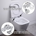 thumbnail image 4 of Decodeary Siège de Toilette avec Raccords en Acier Inoxydable Durables et Pièces de Réparation Durable 1-4N-M 1Ensemble, 4 of 6