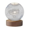 thumbnail image 1 of Luz nocturna con bola de cristal, farol de escritorio, soporte, adorno de luz, luz de mesa para pasillo, regalos de cumpleaños, dormitorio, niños, 1 of 9