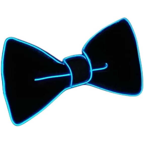 LAICAIW LED Bow Tie Adjustable Light Up Bow Tie, Novelty Bow Tie Party Glowing LED Tie