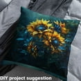 thumbnail image 2 of Castle Fairy Golden Sunflower Fabric by the Yard 2 Yards,Rustic Flower Room Decor Fabric by the Yard,Spring Graden Sewing Fabric,Ultra Soft Home Decor, 2 of 6