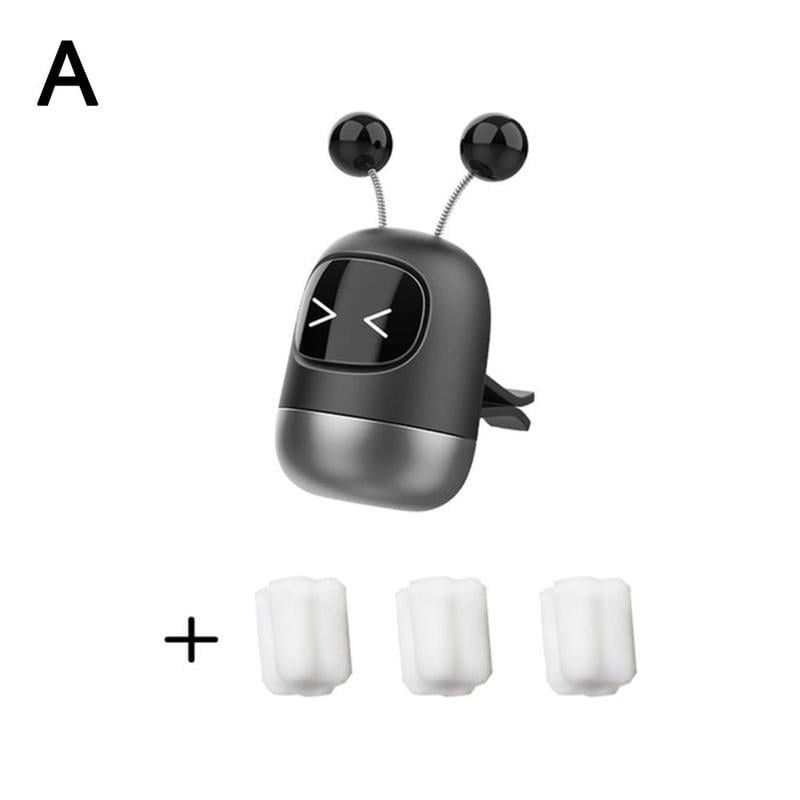 Cute Robot Car Air Freshener Air Aromatherapy Condition Clip Diffuser Auto Air Vent Mount Clip Girl Car Accessories Car Perfume