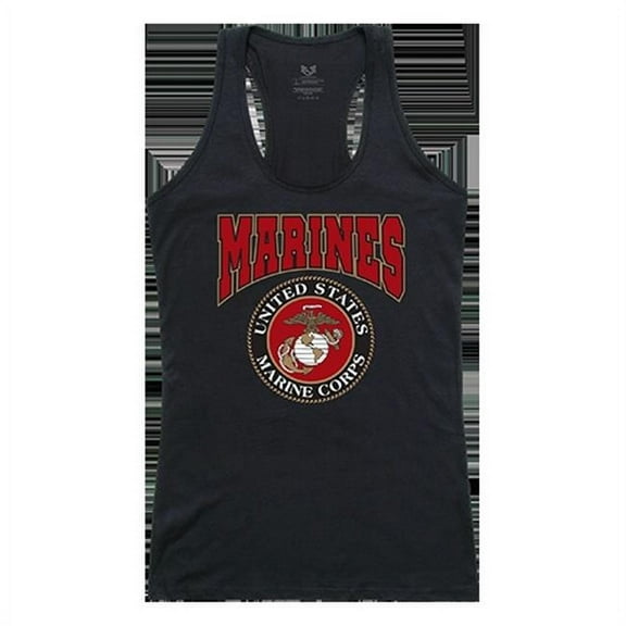 Rapid Dominance  Marines Graphic Tank Top, Black - 2XL