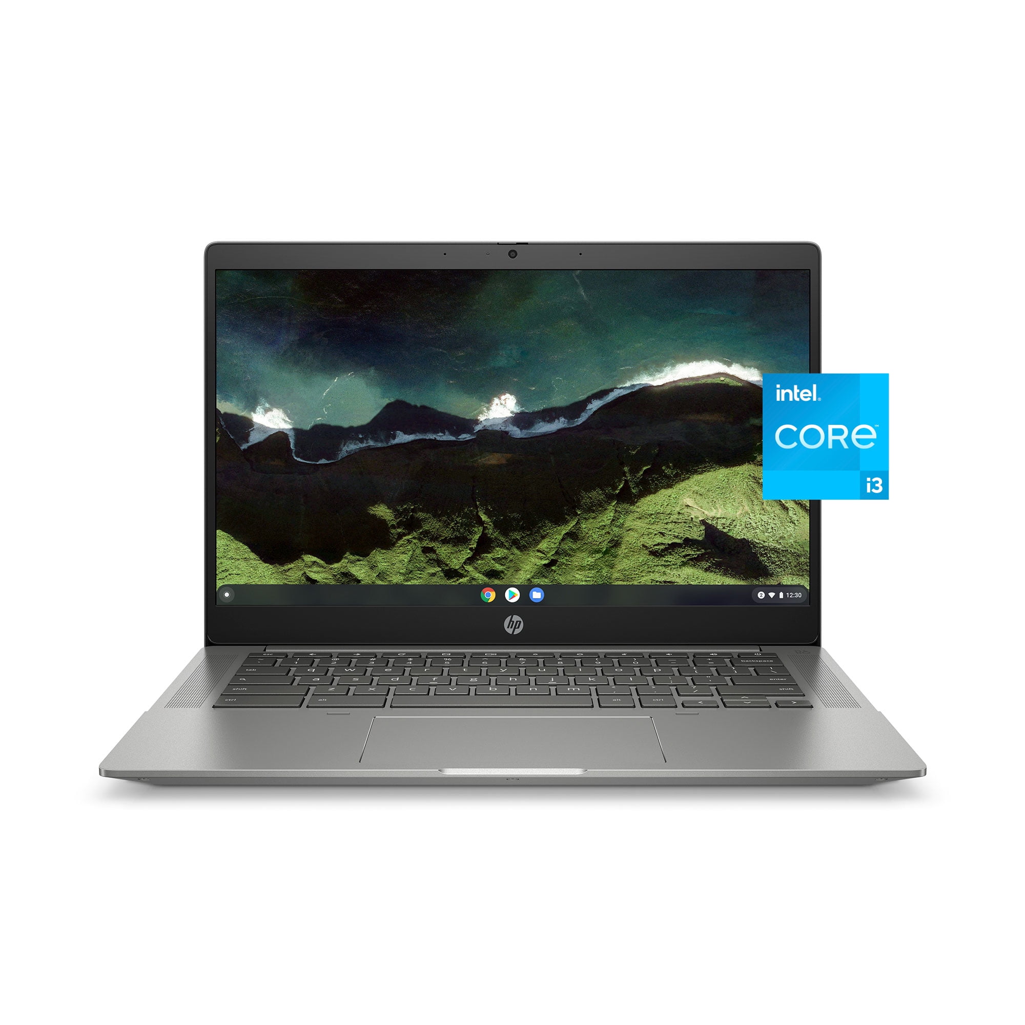 HP 14" Chromebook, Intel i3-115G4, 4GB RAM, 128GB SSD, Silver, Chrome OS, 14b-nb0031wm