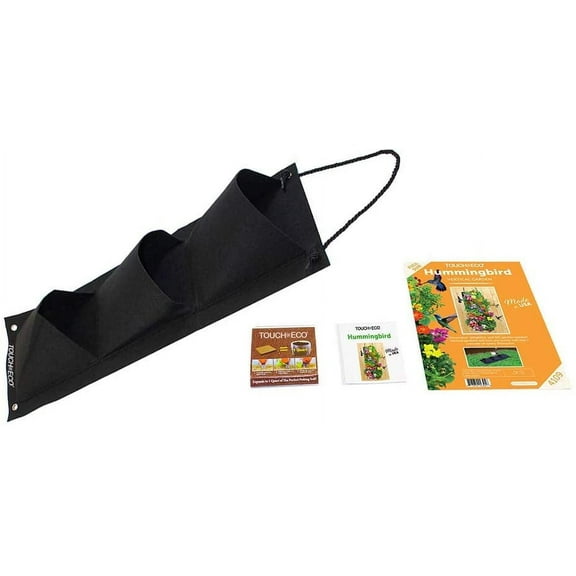 Hanging Hummigbird Flower Garden Kit With Soil Block