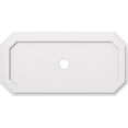 thumbnail image 1 of Ekena Millwork CMP40X20ED-03000 3 in. ID x 14 in. Rectangle Emerald Architectural Grade PVC Contemporary Ceiling Medallion, 1 of 1